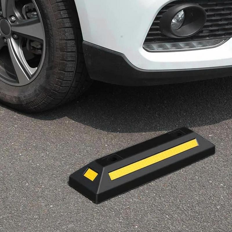 Garage Creeper Roller - Car Garage Stoppers With Yellow Reflective