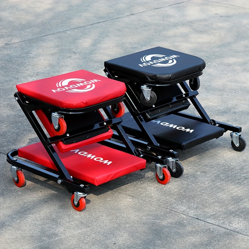 2-in-1 Mechanic Creeper Seat w - Garage Creeper Roller ulasan dan harga