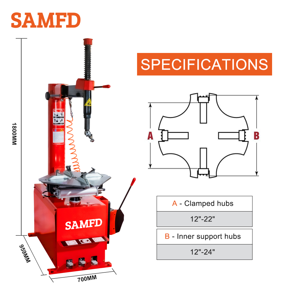 New Automatic Tyre Fitting Mac - Tire Changer Machine ulasan dan harga