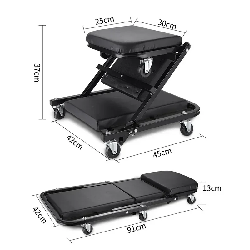 Folding Car Creeper Seat Work  - Garage Creeper Roller ulasan dan harga