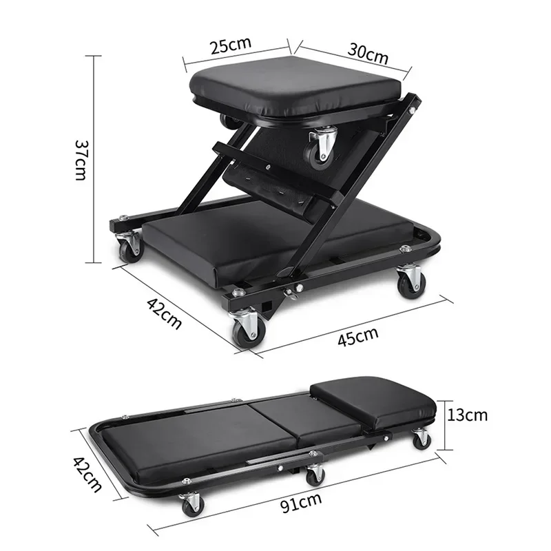 36Inch Folding Car Creeper Sea - Garage Creeper Roller ulasan dan harga